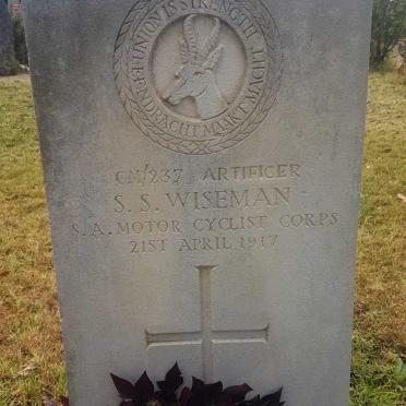 WISEMAN S.S. -1917