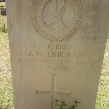 OSBORNE J.W. -1917